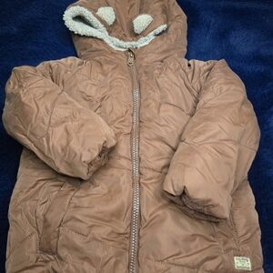 Zara Tan Fleece-Lined Jacket
